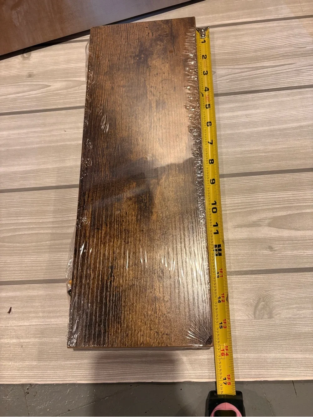 Brand new Rustic Brown Floating Wall Shelf -